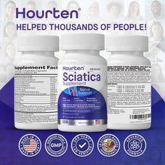 Hourten Vitamin B Complex for Sciatica Support