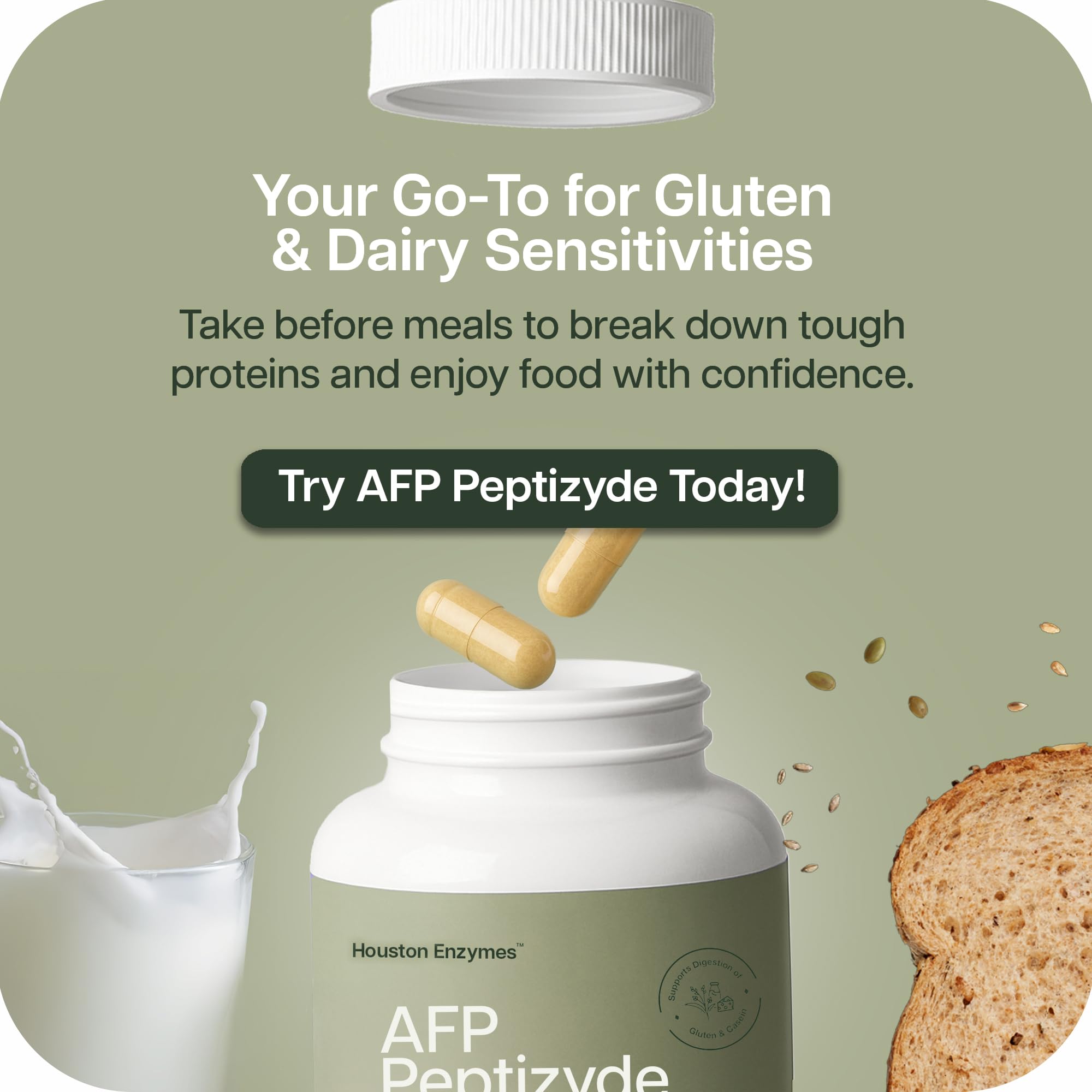 Made in USA label on AFP Peptizyde