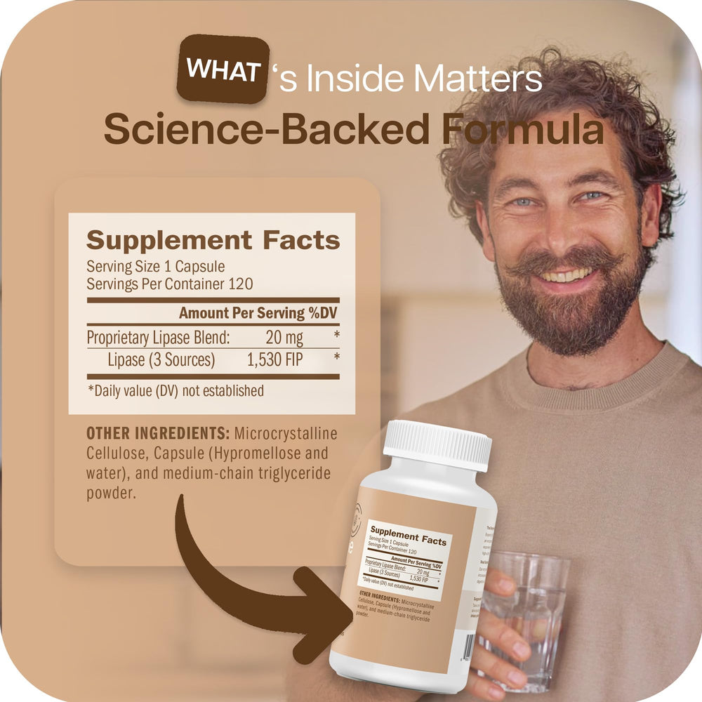 Made in the USA Lypazyme product label