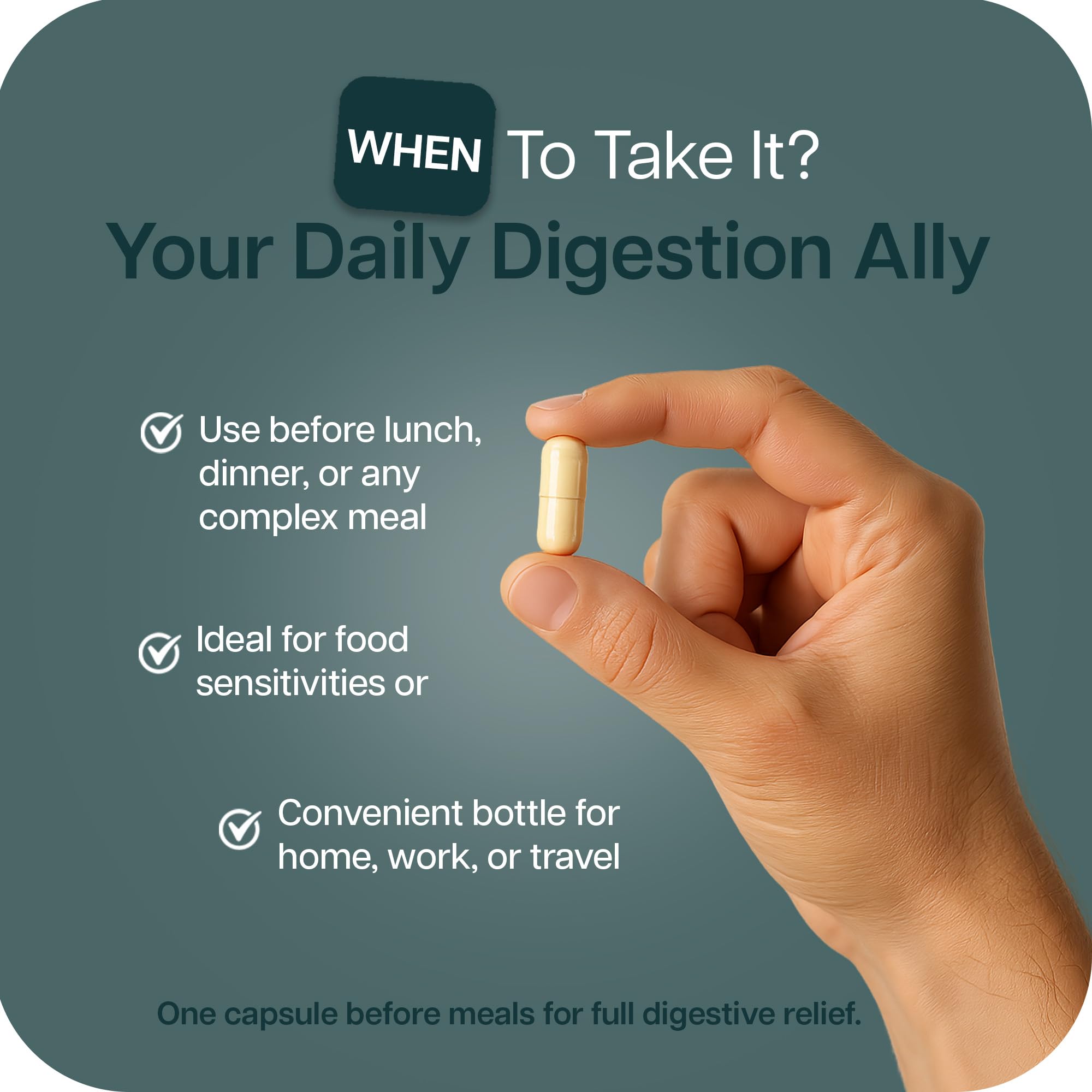Digestive enzymes supporting proteins, carbs, and fats