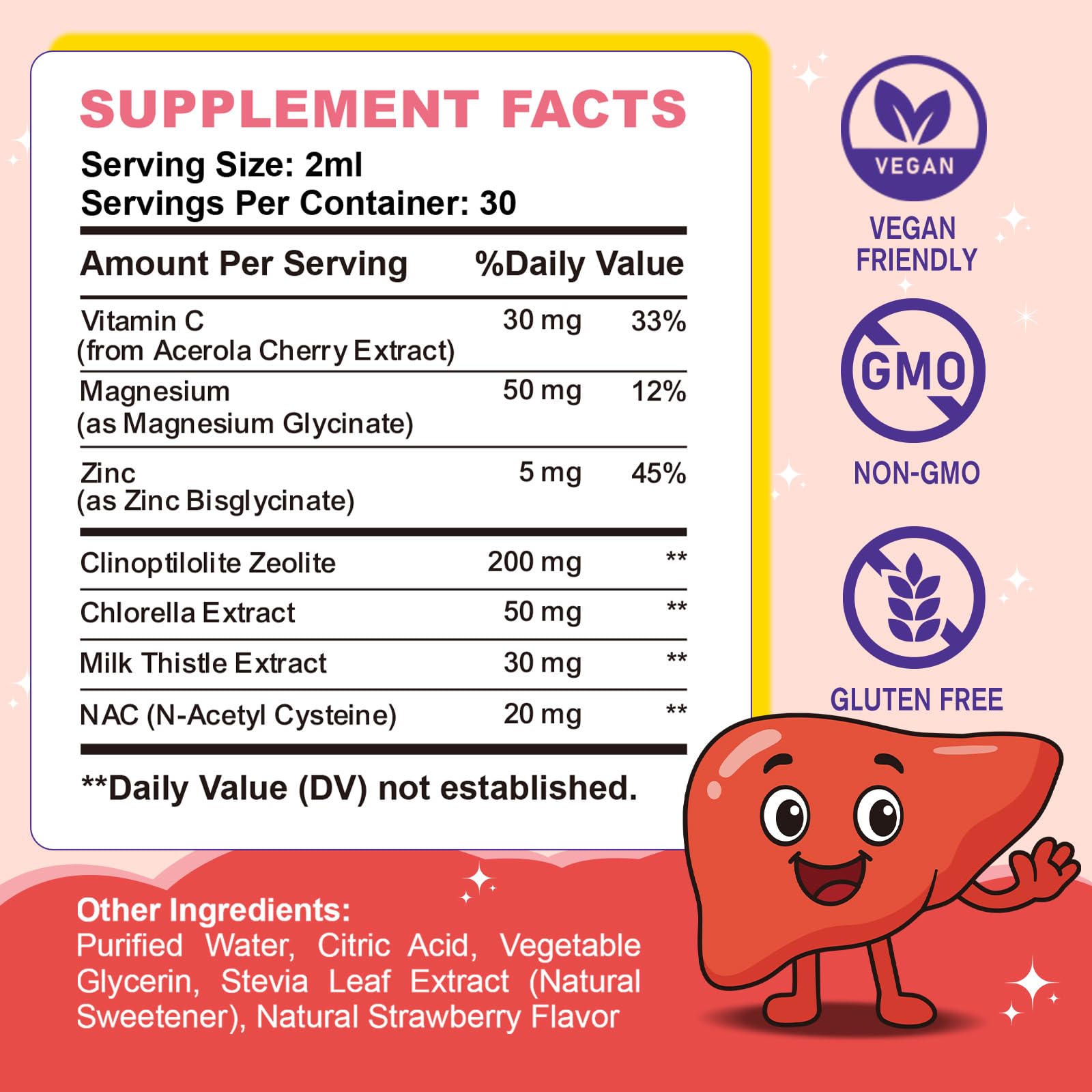 Hovika Zeolite Detox mixed with juice for a kid-friendly healthy habit