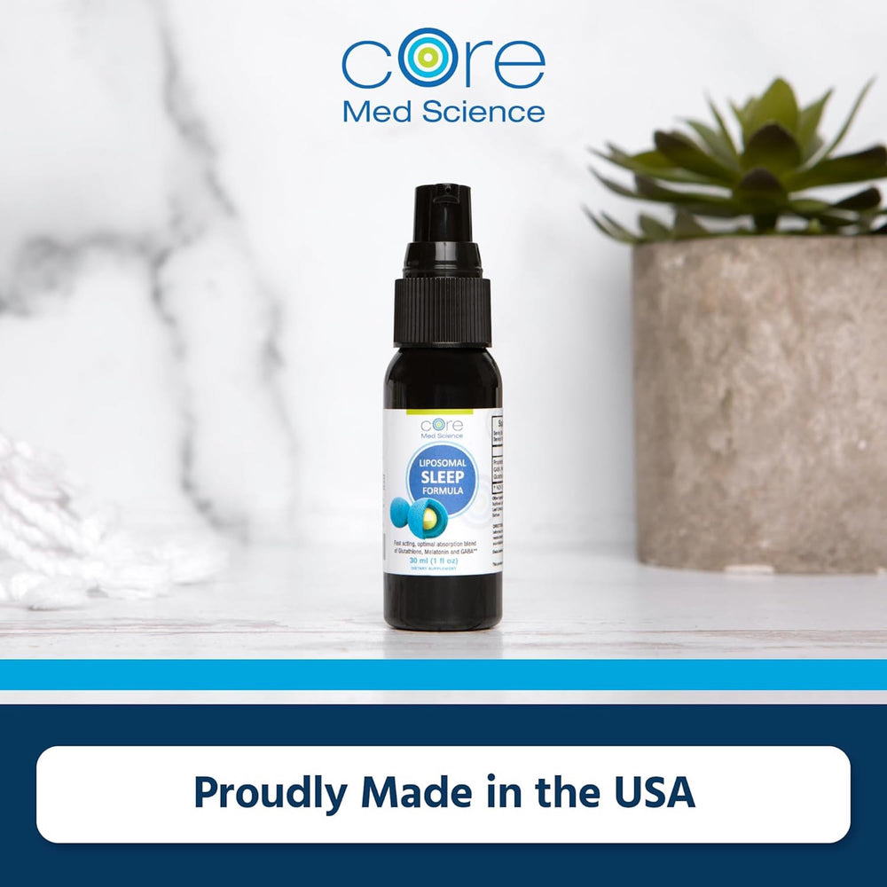 Graphic showing how to use the liposomal sleep spray.