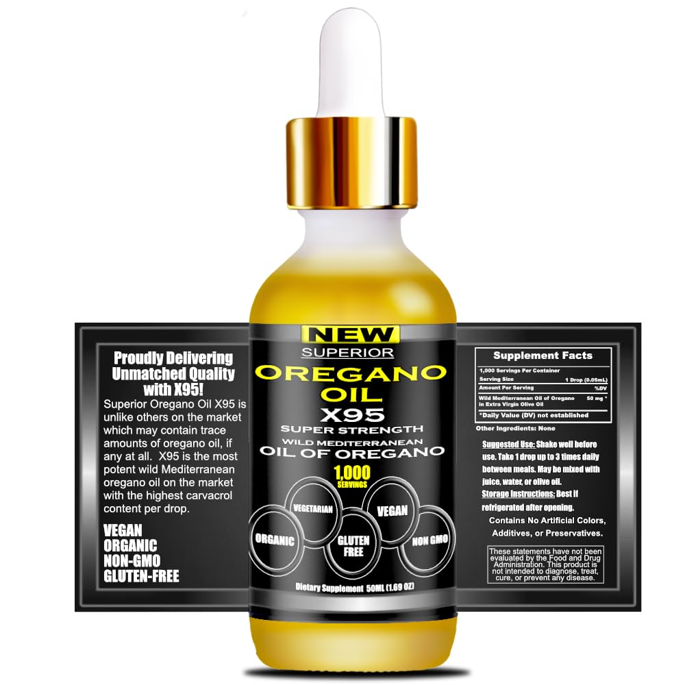 Image demonstrating how to use oregano oil drops