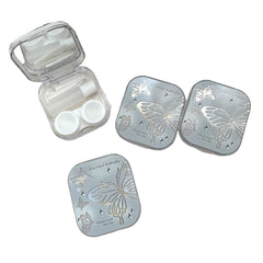 Howinn Butterfly Travel Size Contact Lens Case with Mirror and Starter Kit