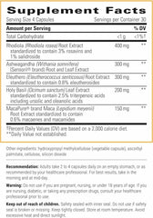 HPA Adapt bottle with adaptogenic herbs