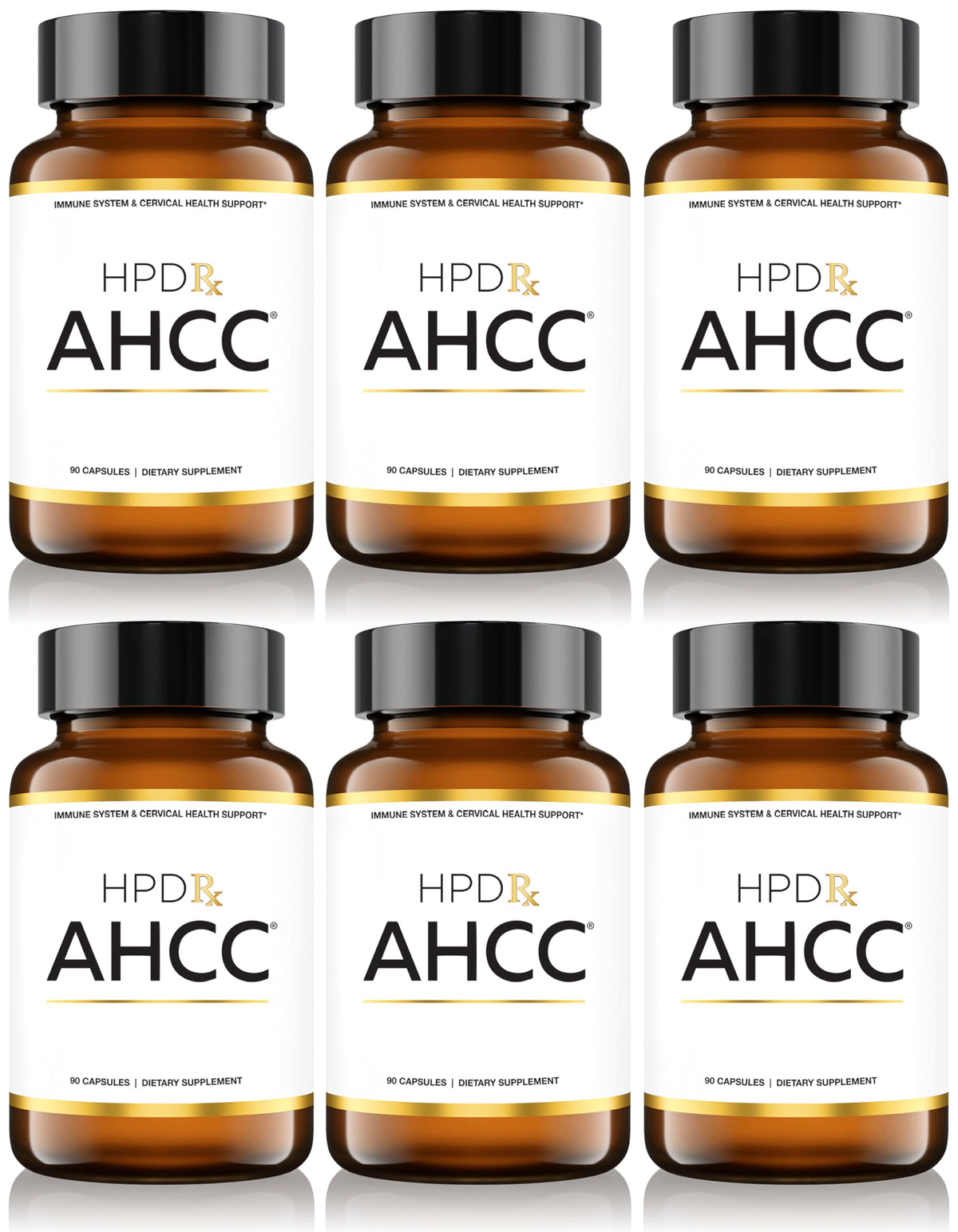 HPD Rx AHCC & Shiitake 1100 mg packaging