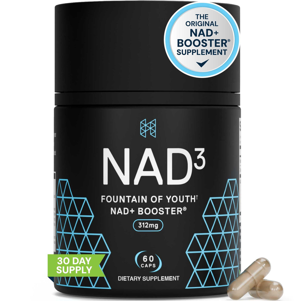 HPN NAD3 bottle front with label