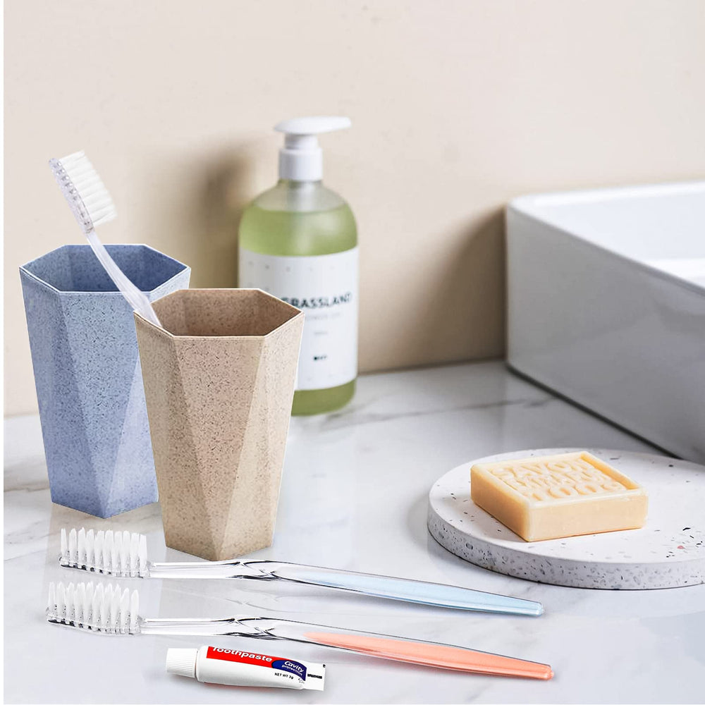 Individually wrapped flossers and beauty items