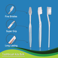 Toothbrushes individually wrapped