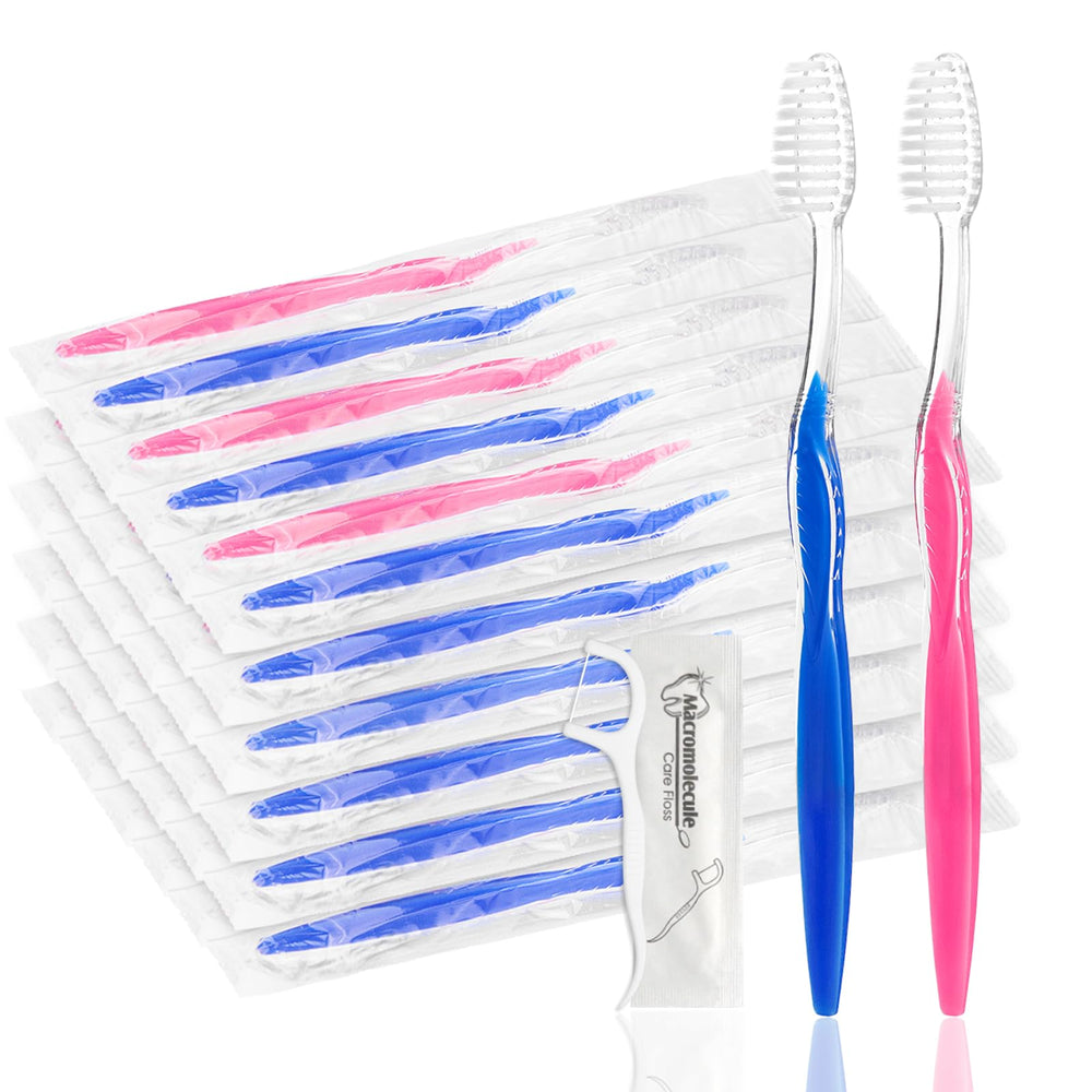 HQSLsund prepasted disposable toothbrushes 150-pack, individually wrapped