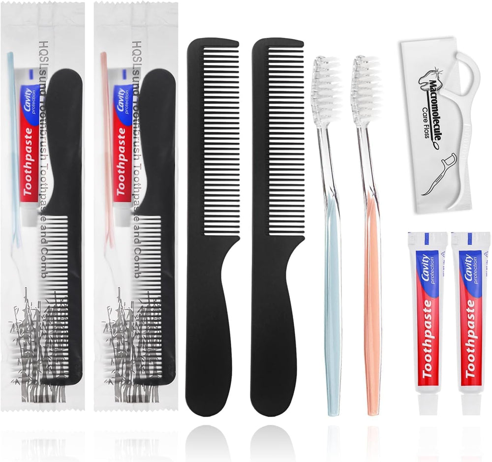HQSLsund 200-pack disposable toothbrushes bundle