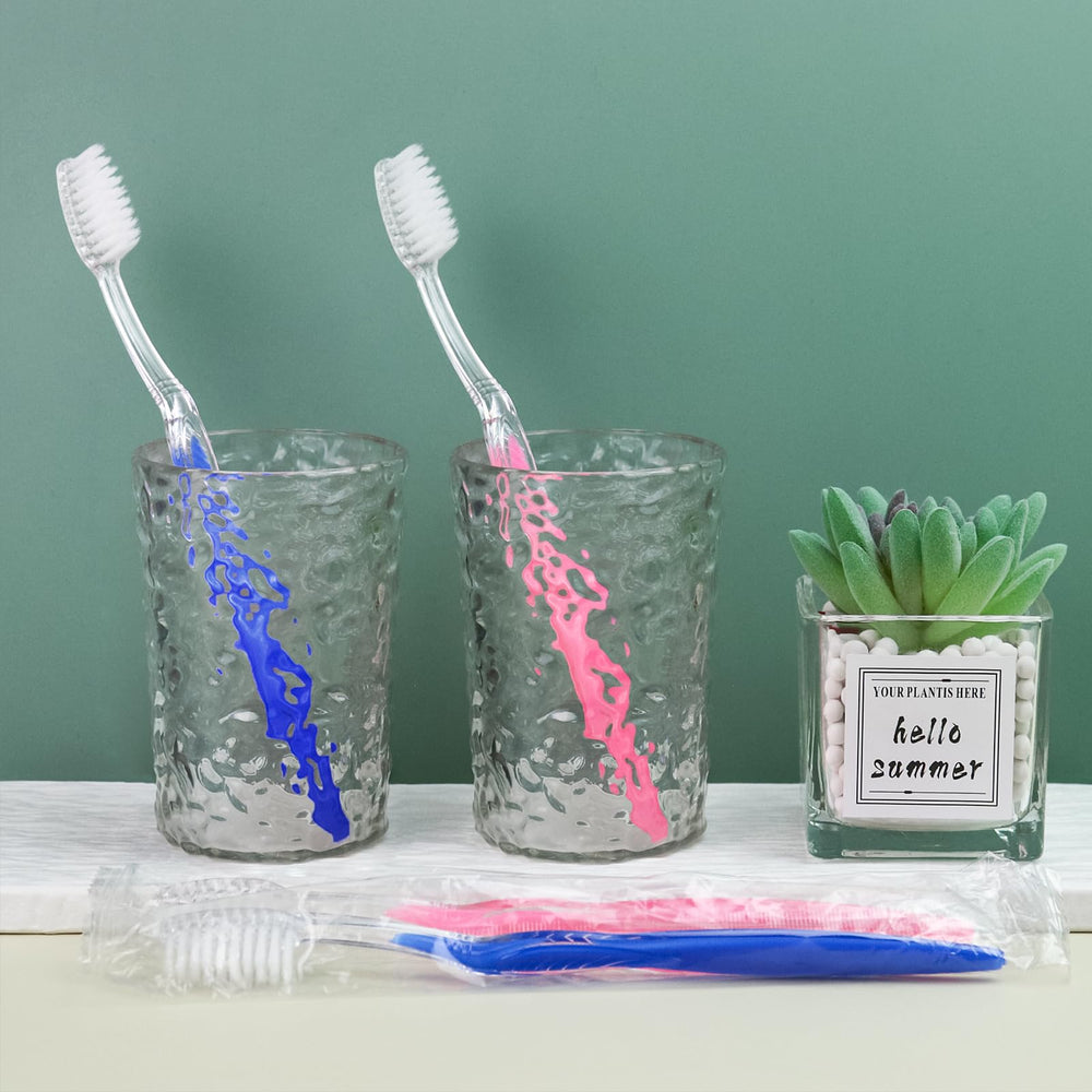 Disposable soft-bristle toothbrushes for travel