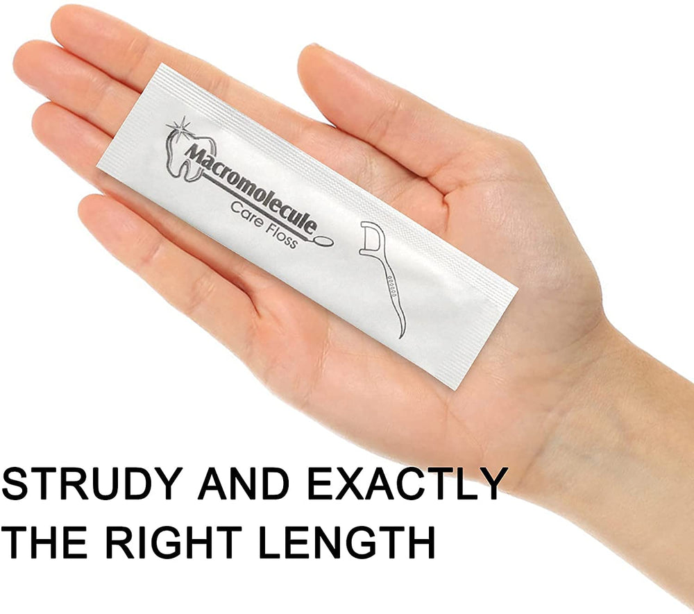 Packaging showing 200 toothbrushes and floss picks bundle