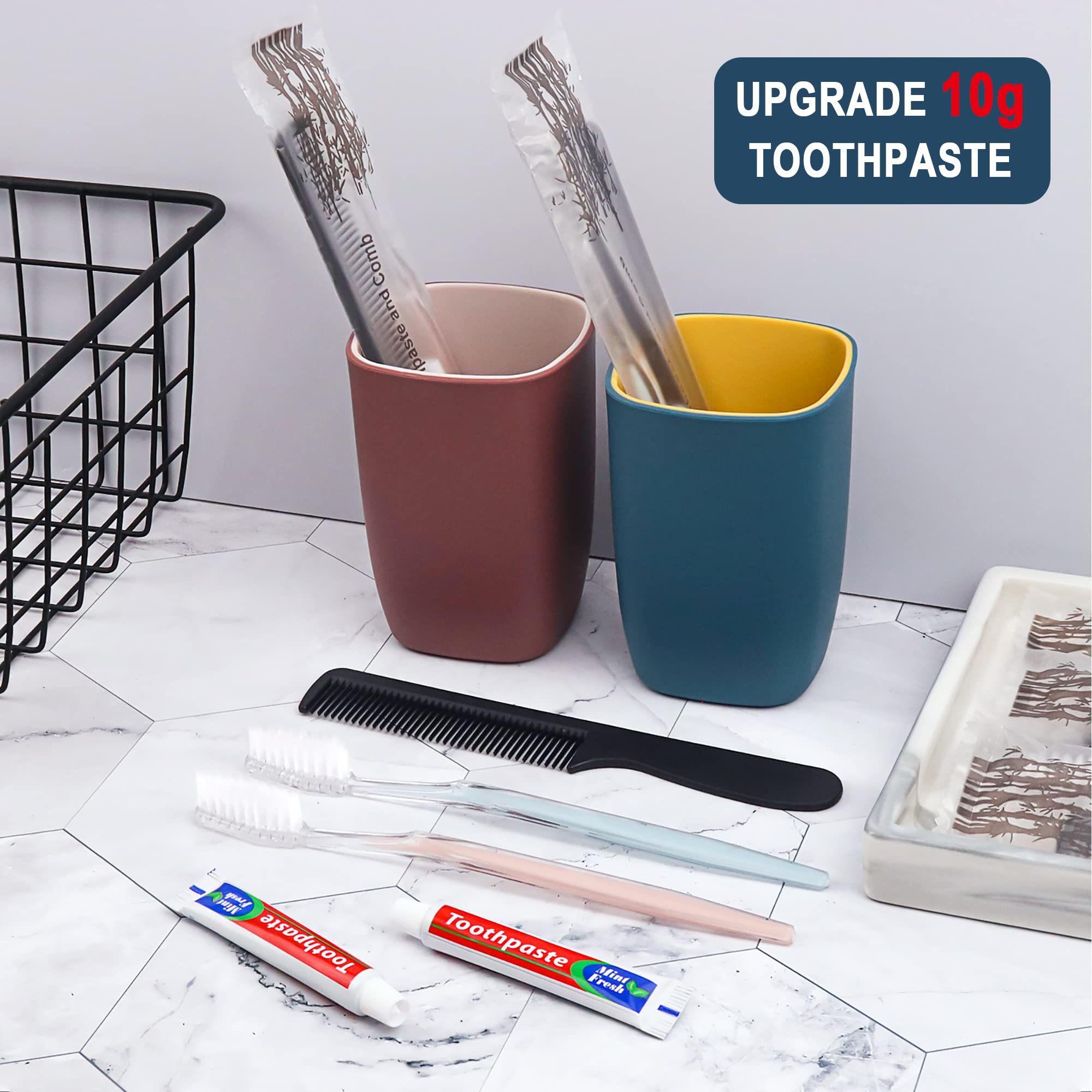 Individually wrapped HQSLsund toothbrushes for hygiene and travel