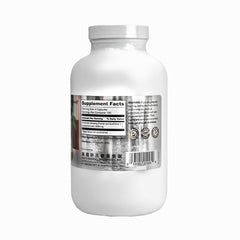 Close-up of American ginseng capsules in bottle