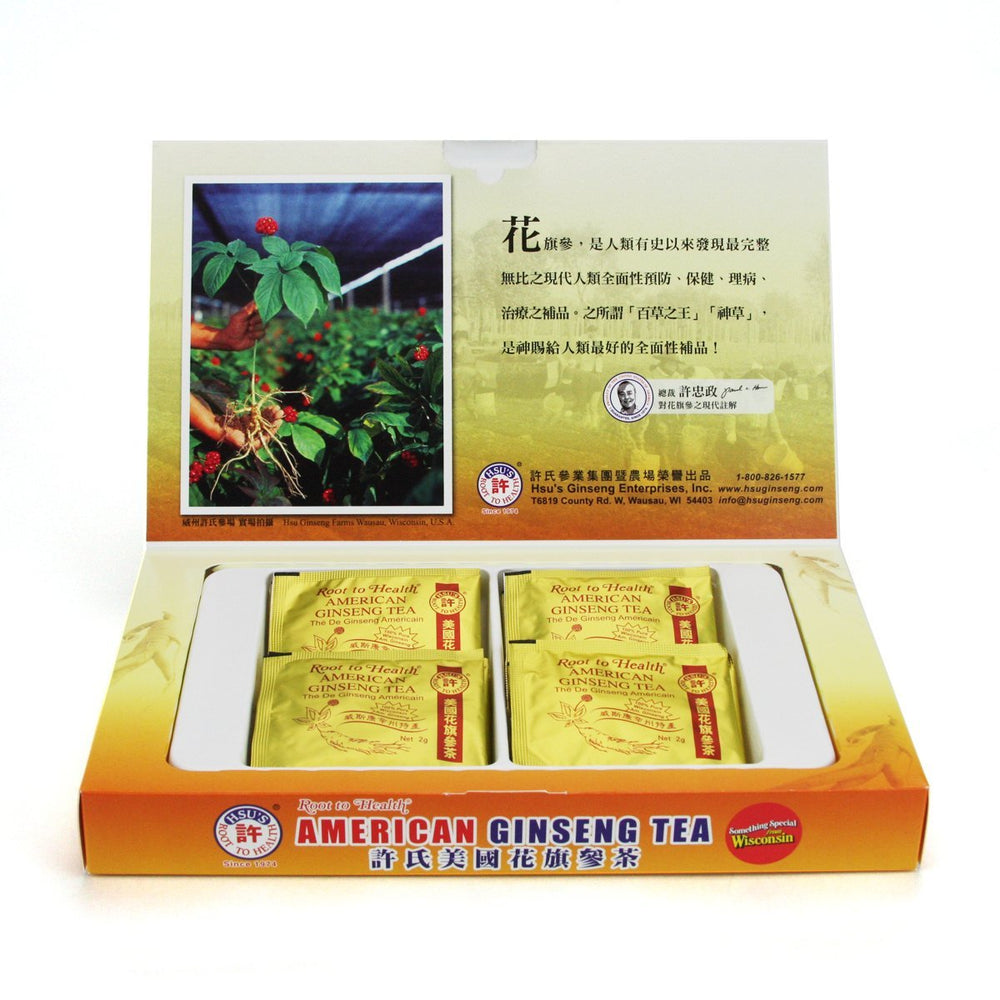 Wisconsin-grown American Ginseng roots used for the tea