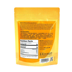 Wisconsin-grown American Ginseng slices in bag - medium-small cut