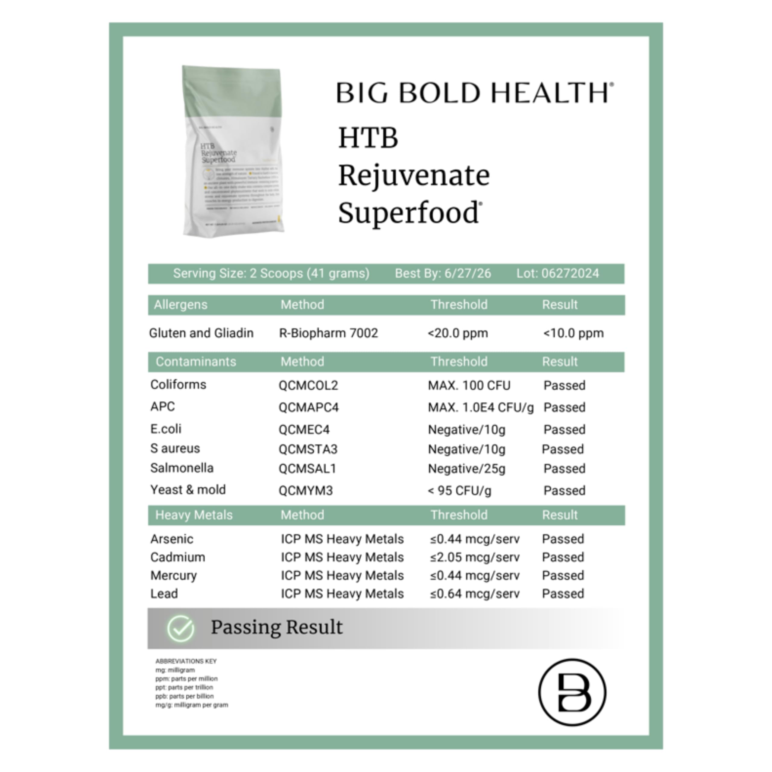 Packaging highlighting immune support and gut health features