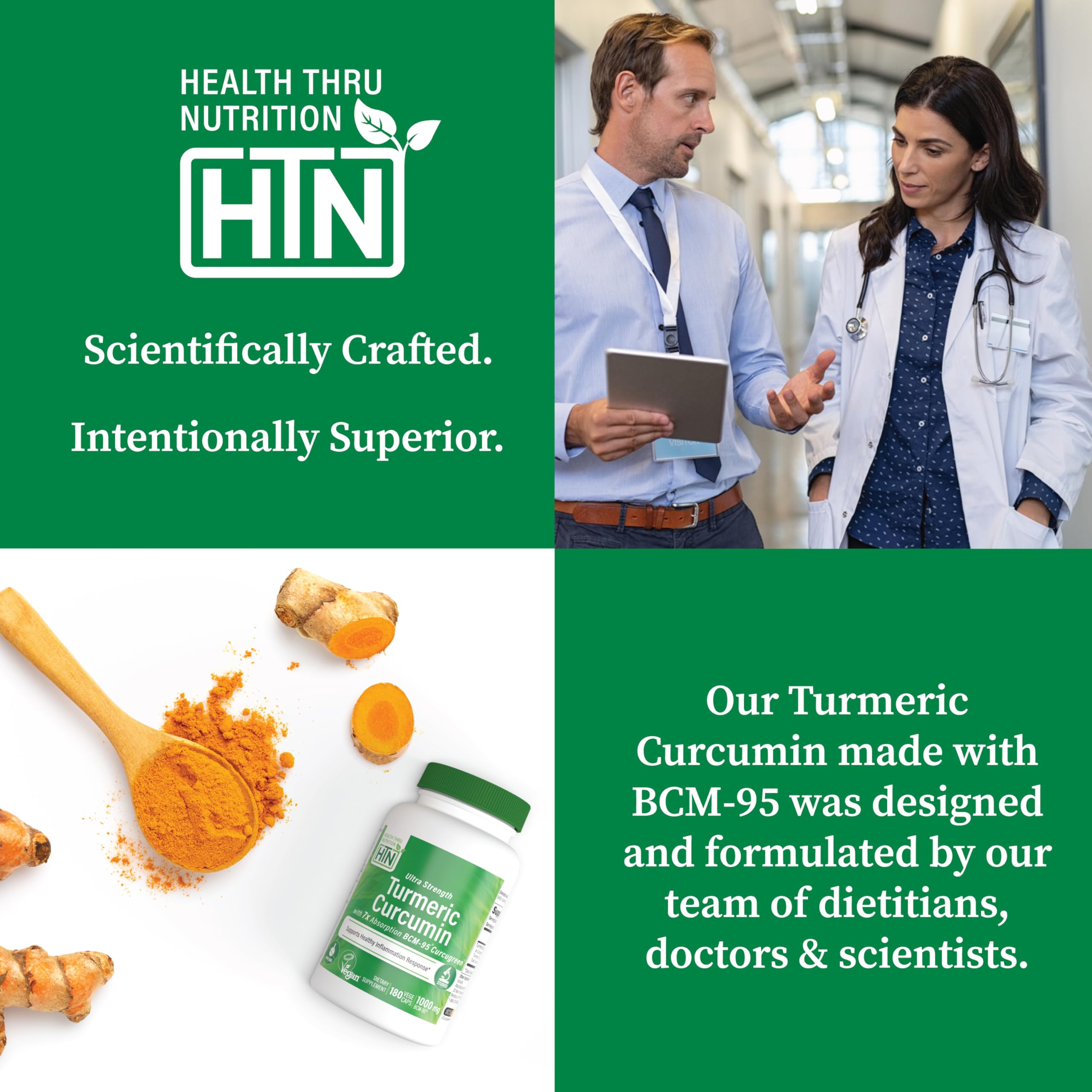 Health Thru Nutrition quality and safety commitment imagery