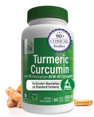 Health Thru Nutrition Turmeric Curcumin Complex 500mg bottle and packaging