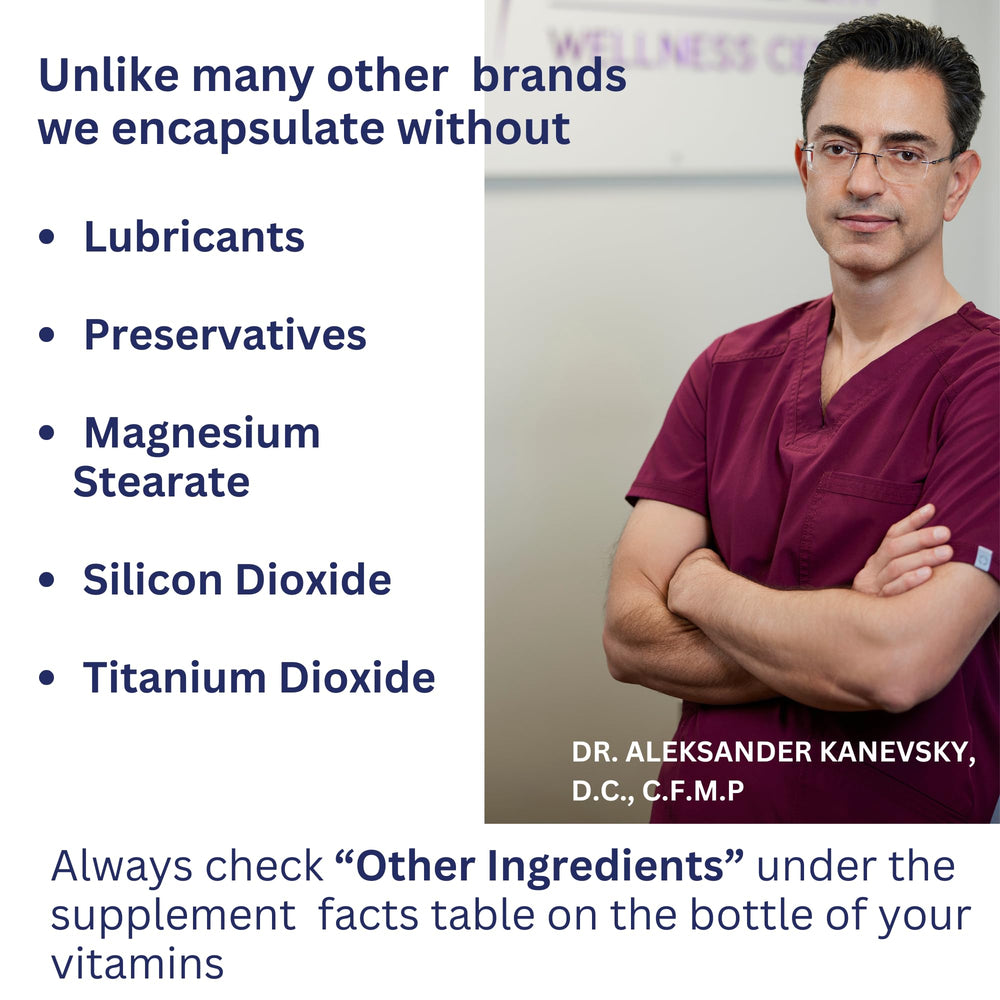 Magnesium, Vitamin B6, and Vitamin B12 capsules