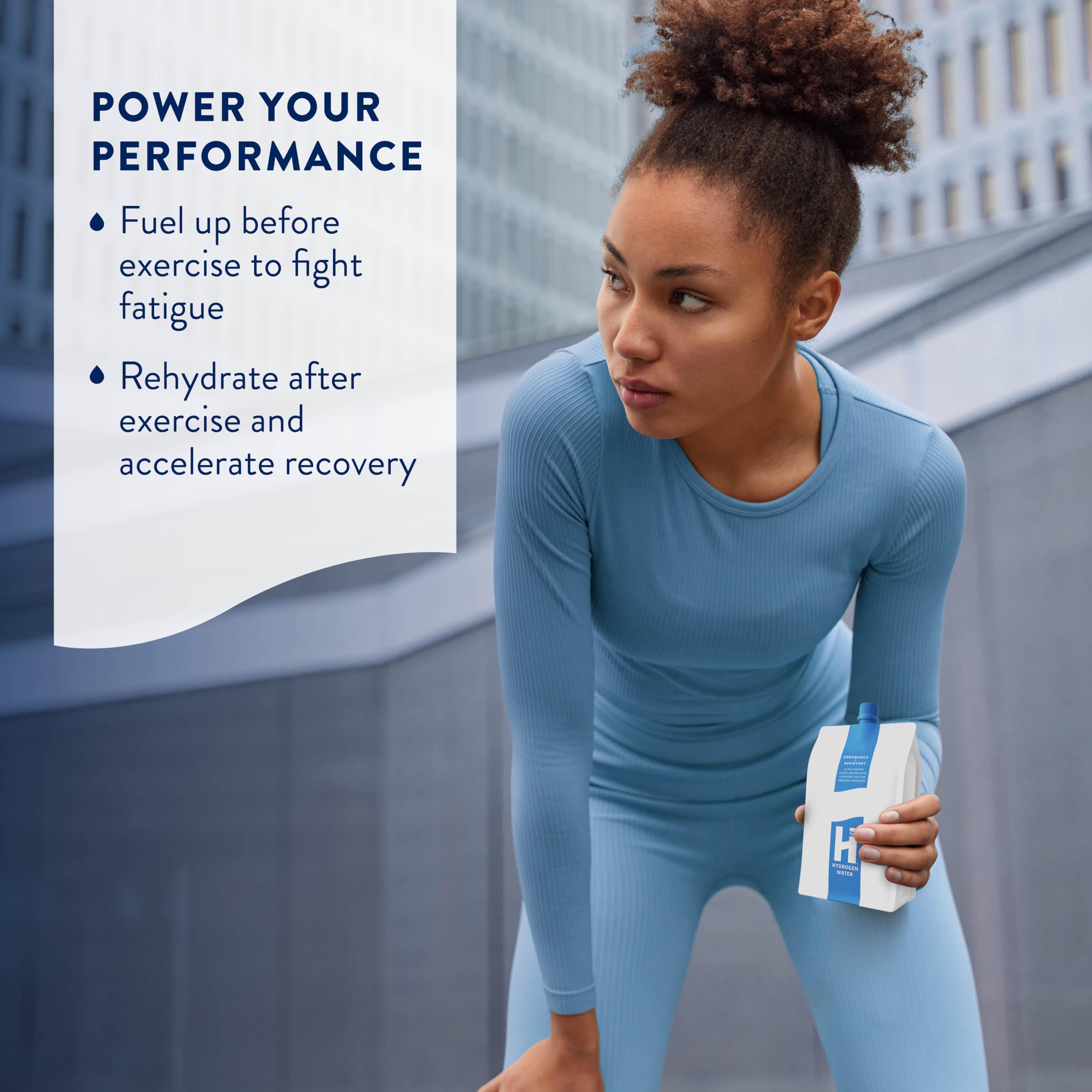 HTWO aluminum-lined cap closeup helps retain hydrogen potency.
