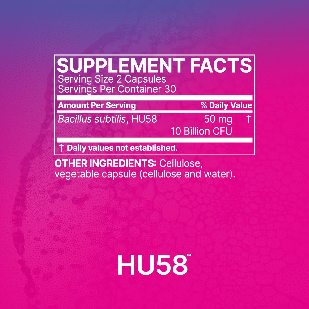 Daily usage routine for HU58 probiotic capsules