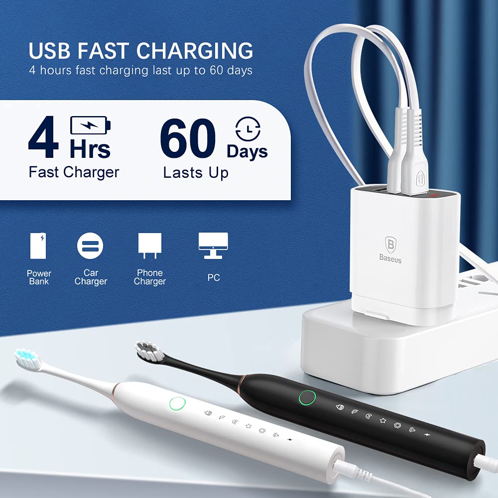 IPX7 waterproof electric toothbrush