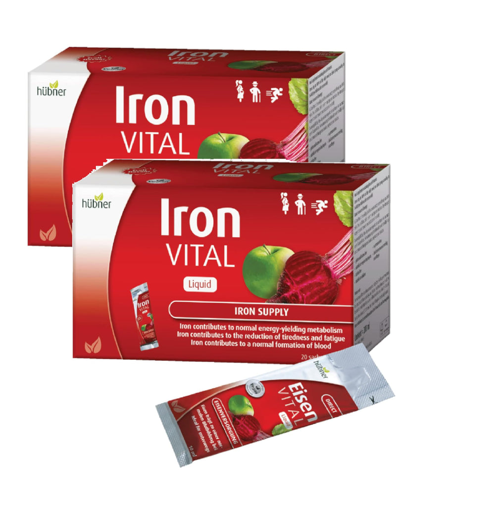 Hübner Iron Vital Liquid Iron bottle with Vitamin C