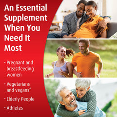 Vitamin C content aiding iron absorption on bottle