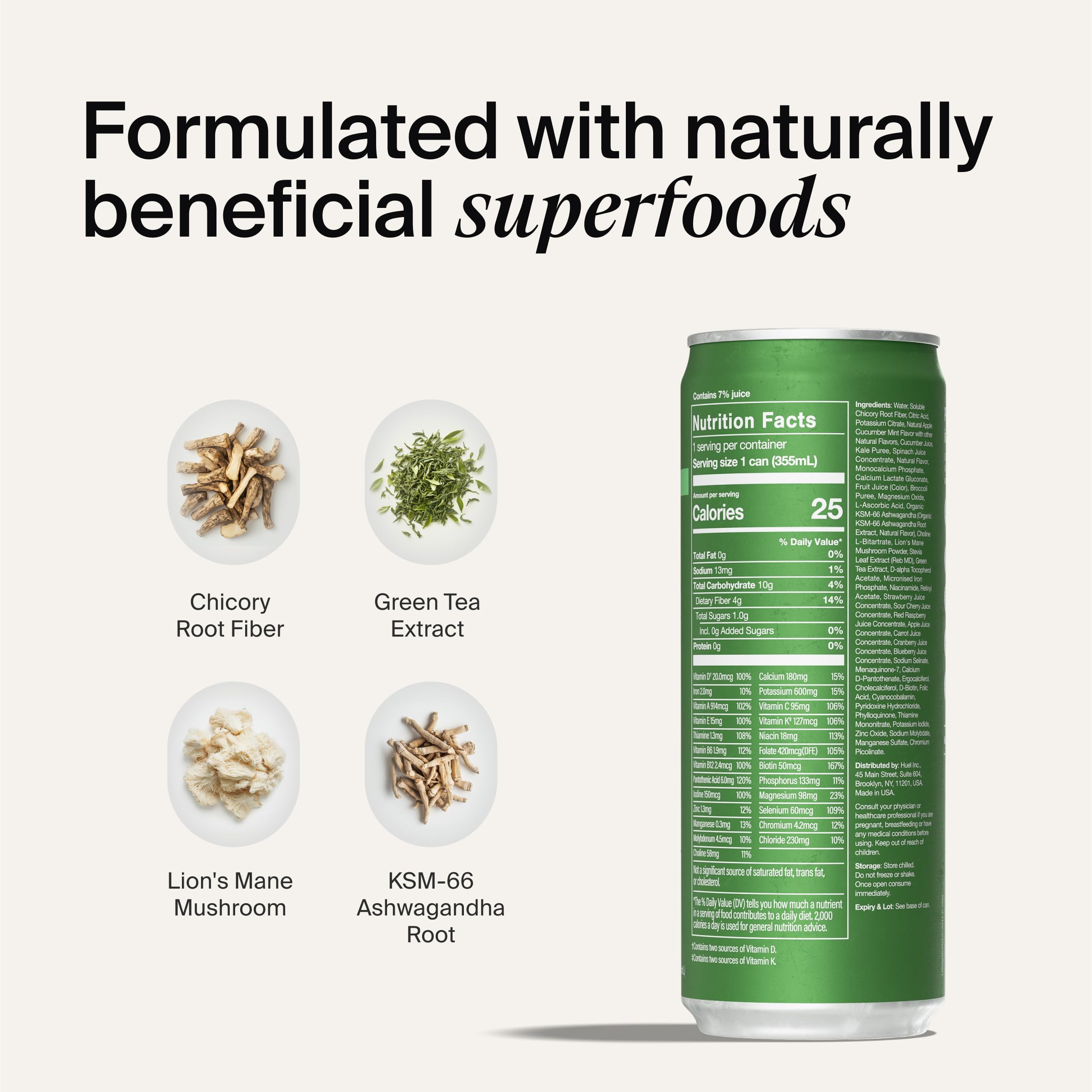 Super Mushroom Adaptogen Blend in Huel Daily Greens
