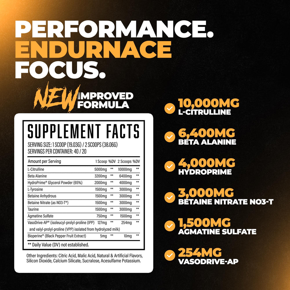 Huge Supplements Pump Serum dissolving in water with vibrant tropical flavor.