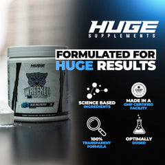 Huge Supplements Wrecked Core ingredient label highlights science-backed formula