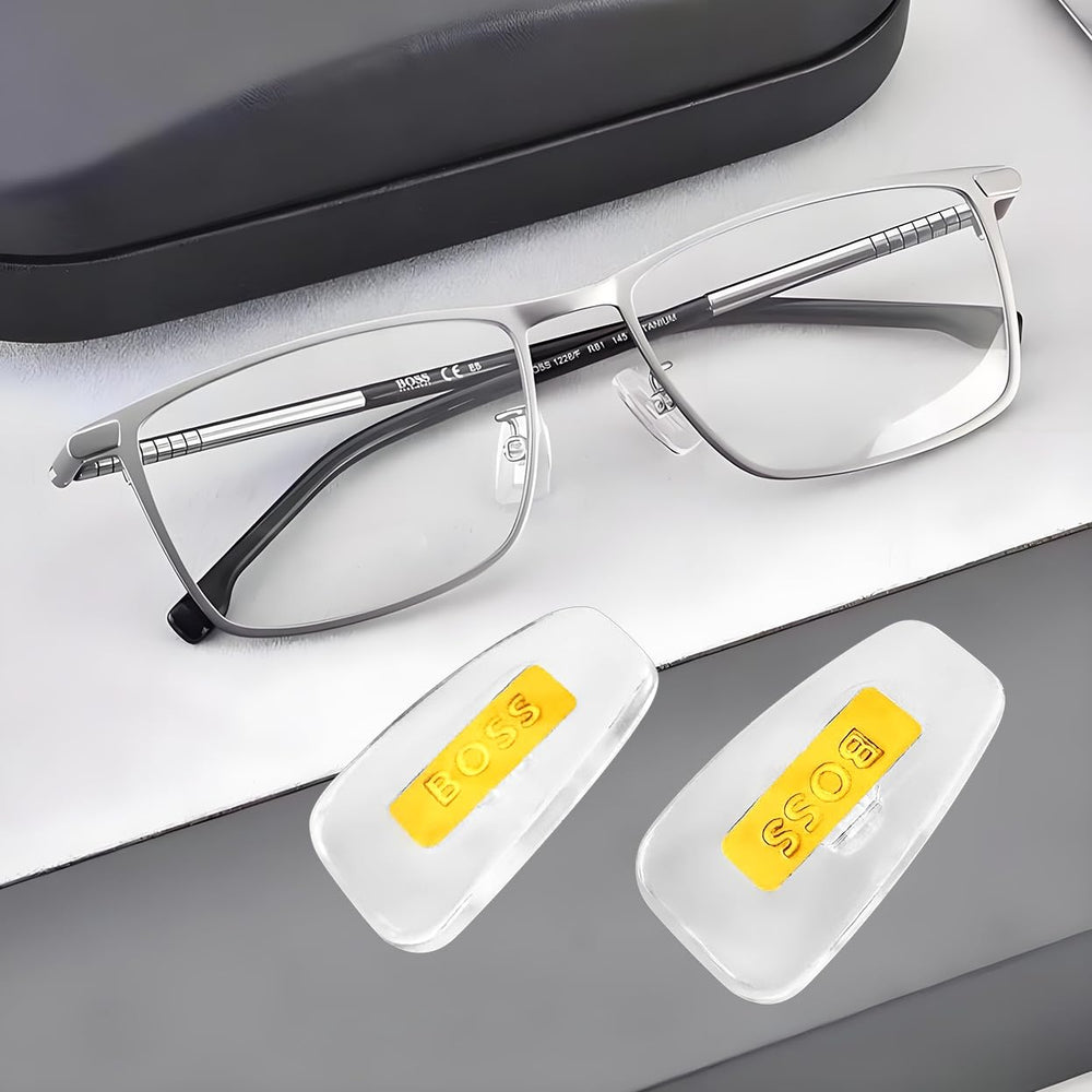Included screwdriver and screws for Hugo Boss screw-in nose pads