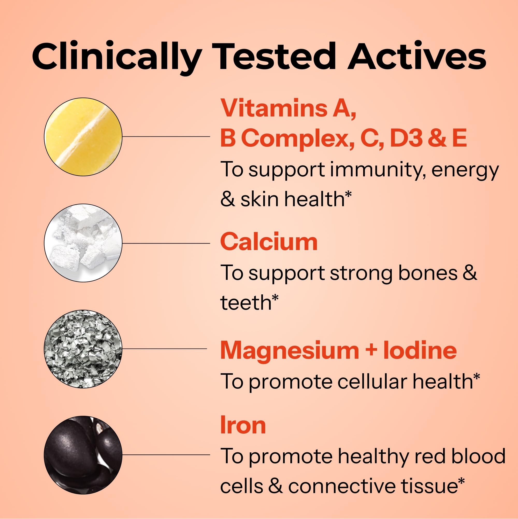 Taking a HUM Base Control tablet with water