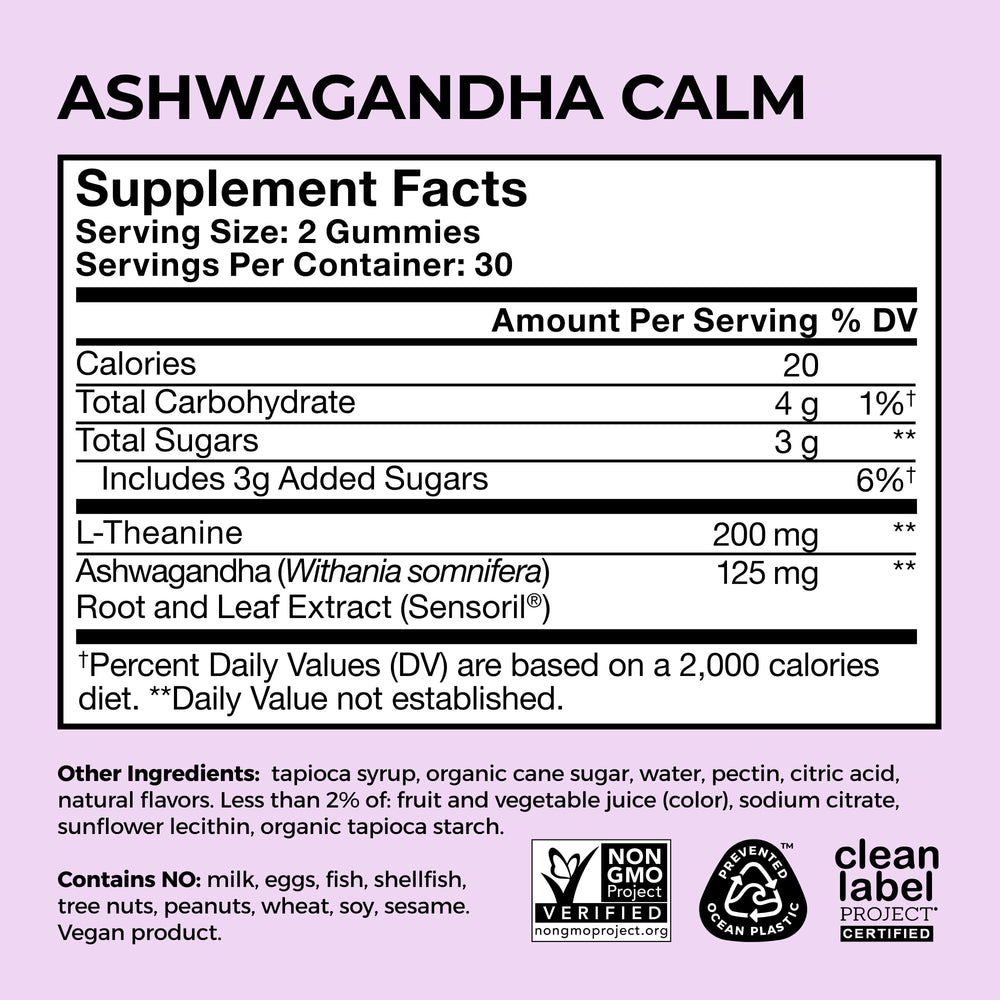 L-Theanine supplement concept for calm and focus