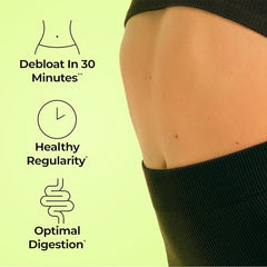 Graphic showing 18 digestive enzymes included