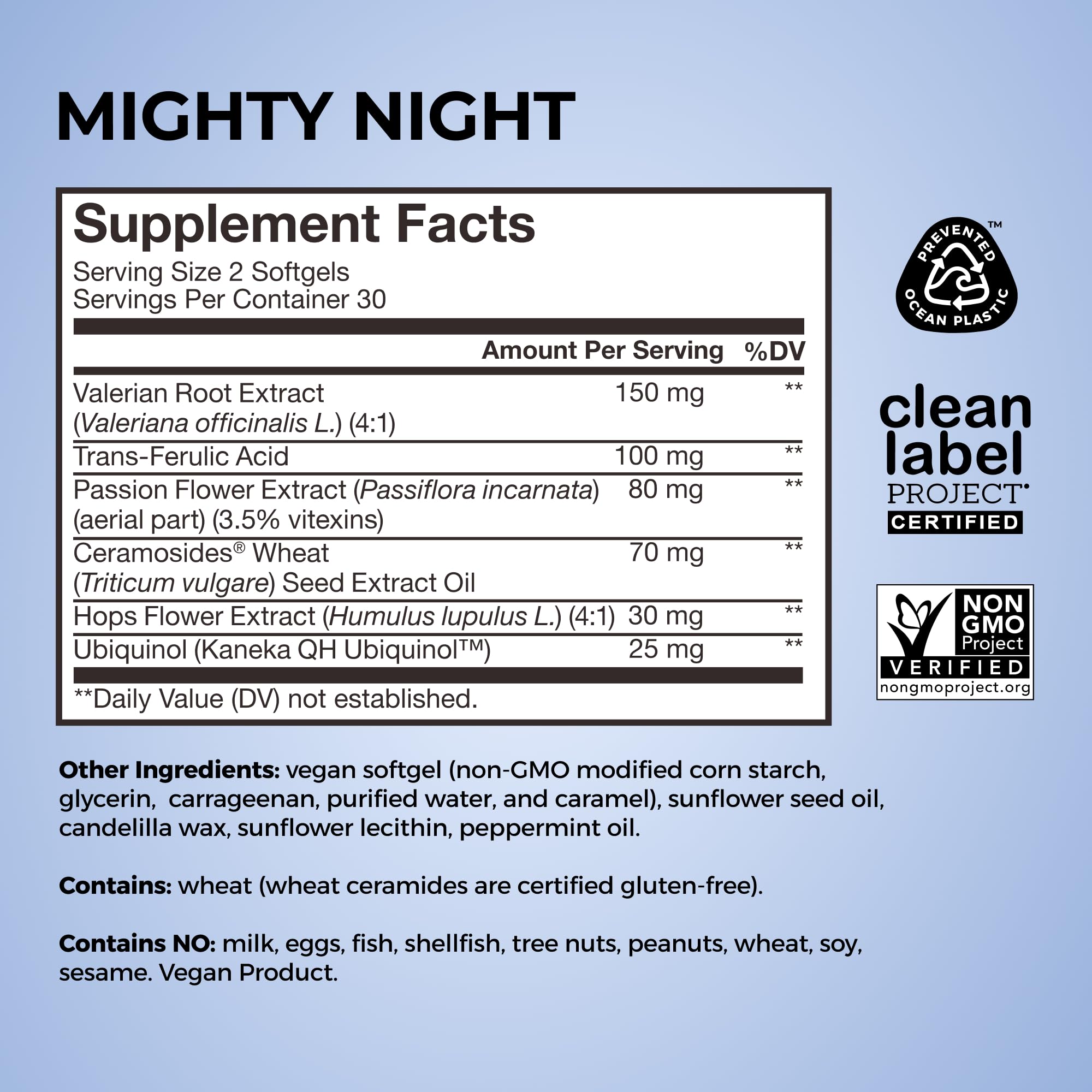 Valerian root ingredient in HUM Mighty Night
