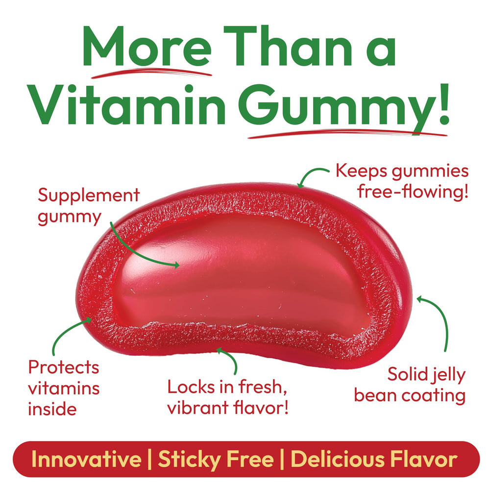 Human Beanz Apple Blast flavor closeup showcases bright, flavorful chewables.