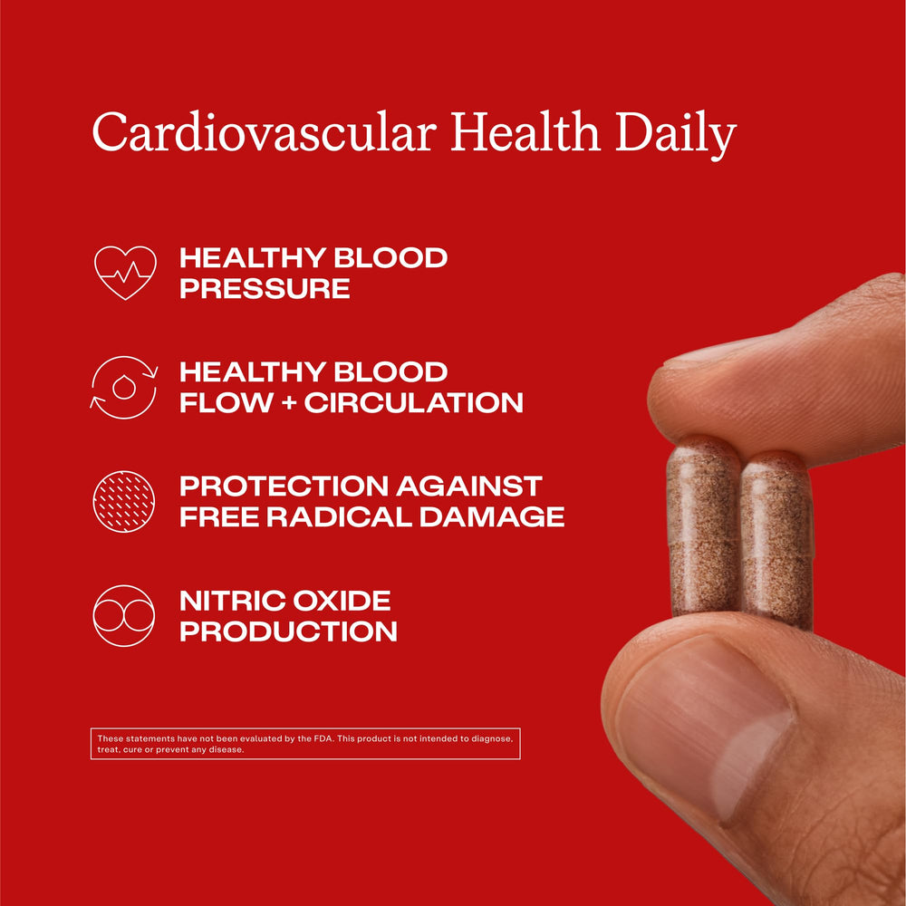 Humann Cardiovascular Health Daily bottle label close-up