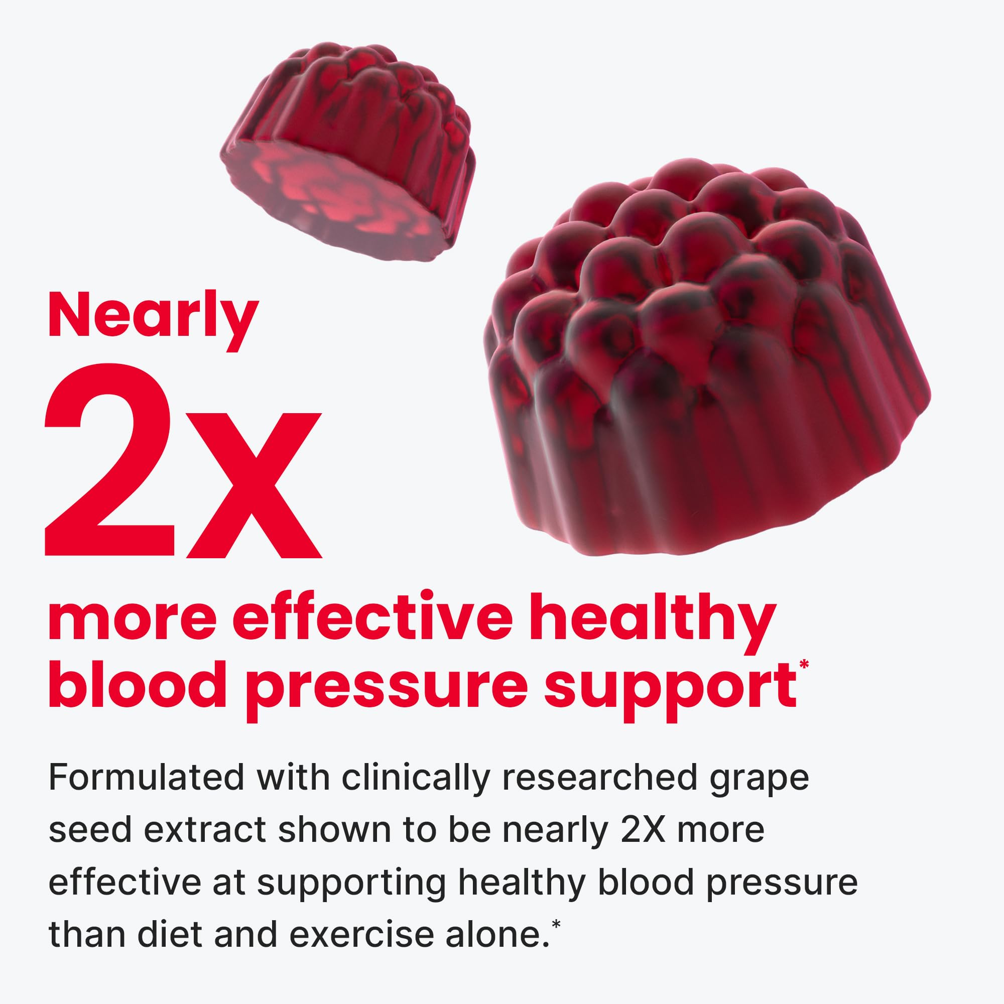 Sugar-free, vegan-friendly labeling on SuperBeets Heart Gummies