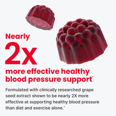 Sugar-free, vegan-friendly labeling on SuperBeets Heart Gummies