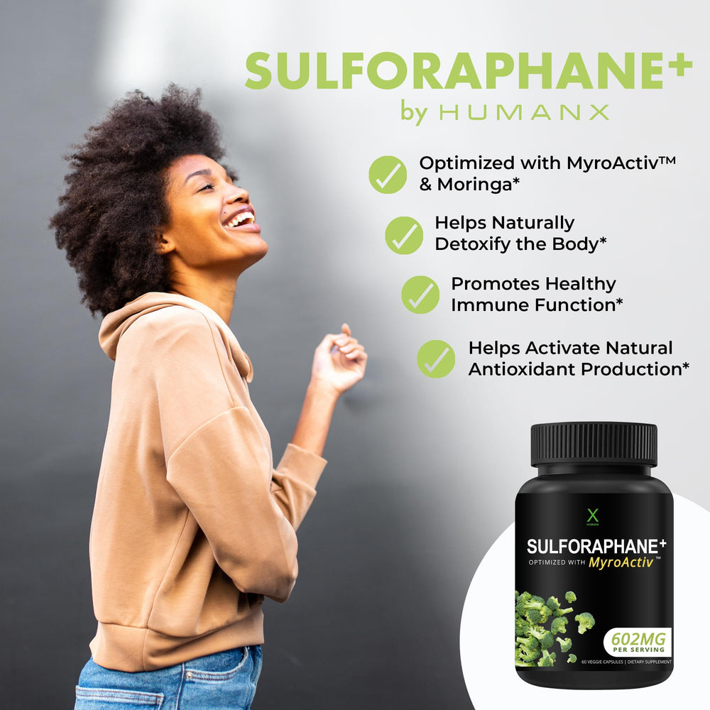 Sano Verde broccoli seed extract and moringa ingredients