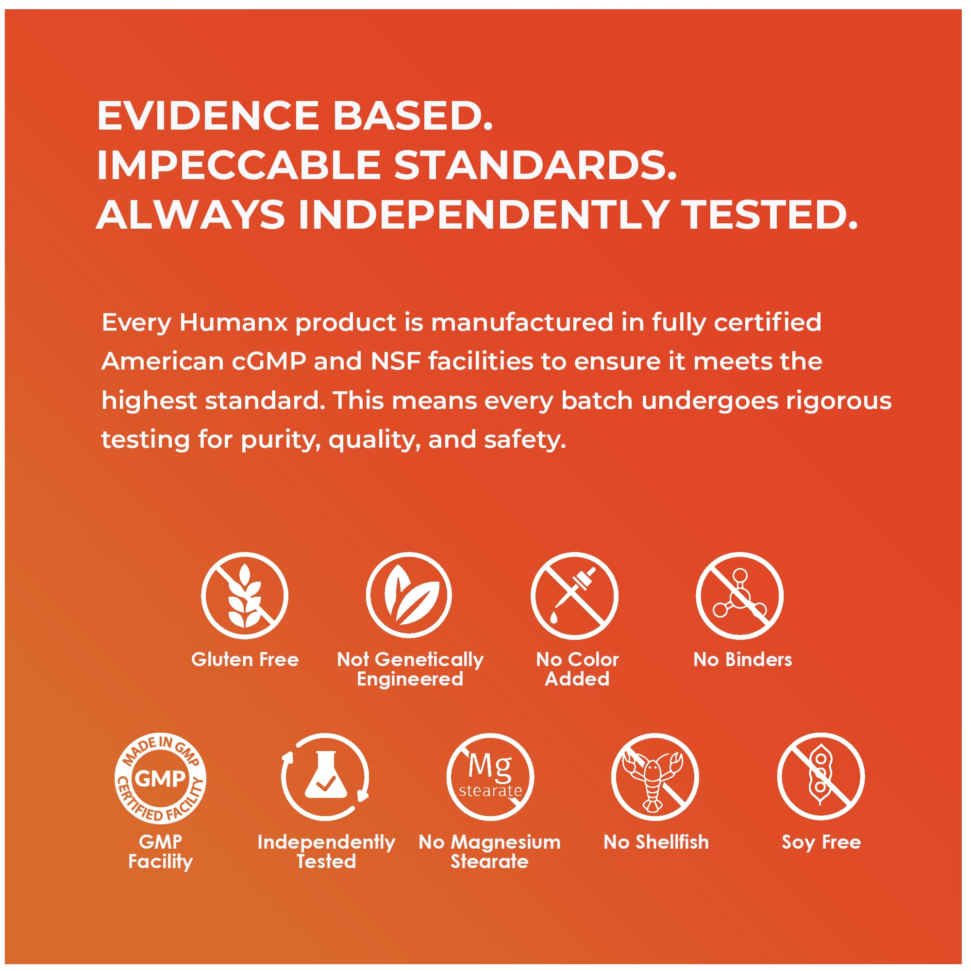 HUMANX Turkesterone & Tongkat Ali USA manufacturing quality standards