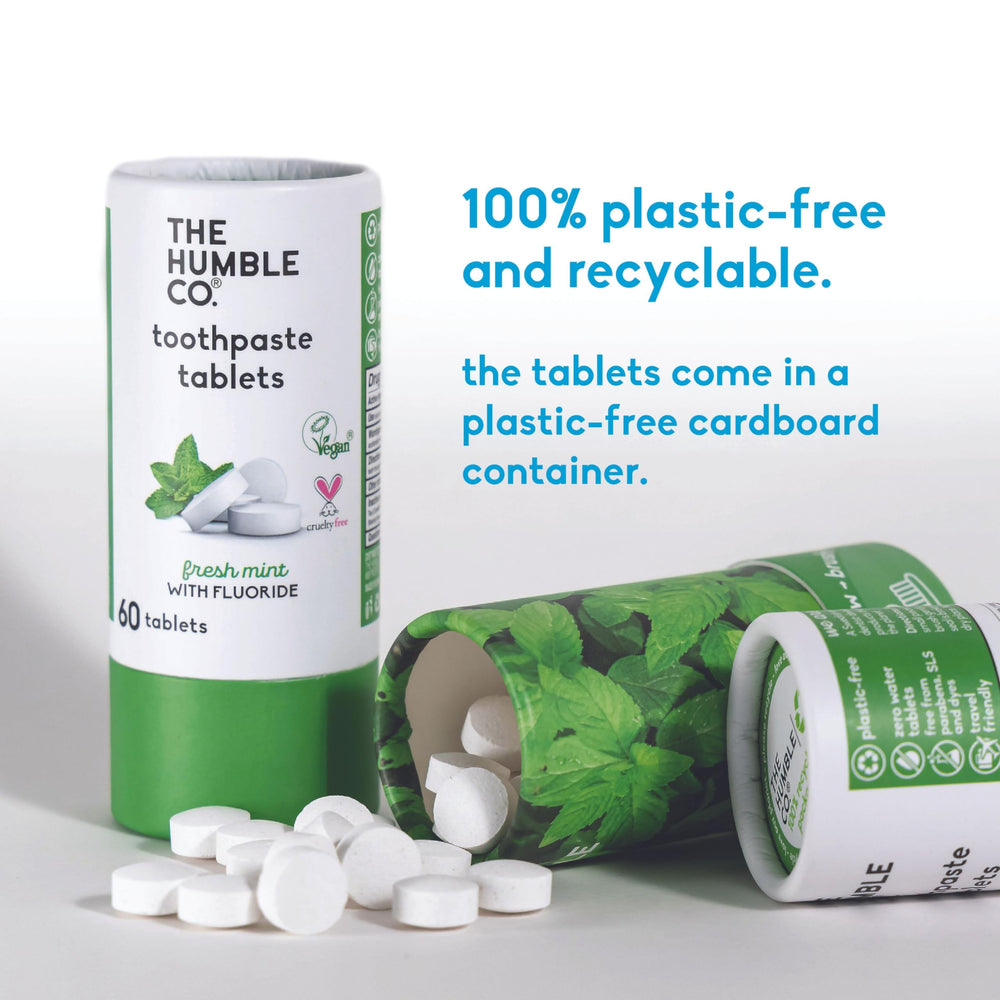 Dentist-developed formula for Humble toothpaste tablets