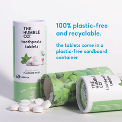 Dentist-developed formula for Humble Co. toothpaste tablets