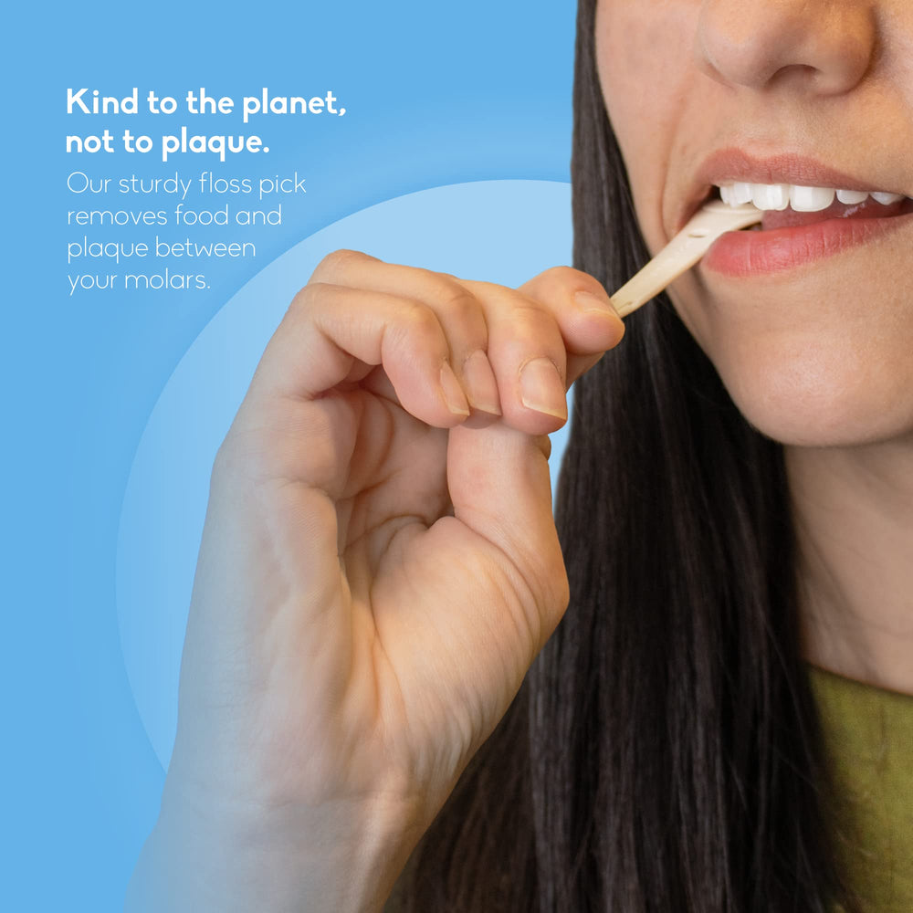 Plant-based materials used in Humble Co floss picks
