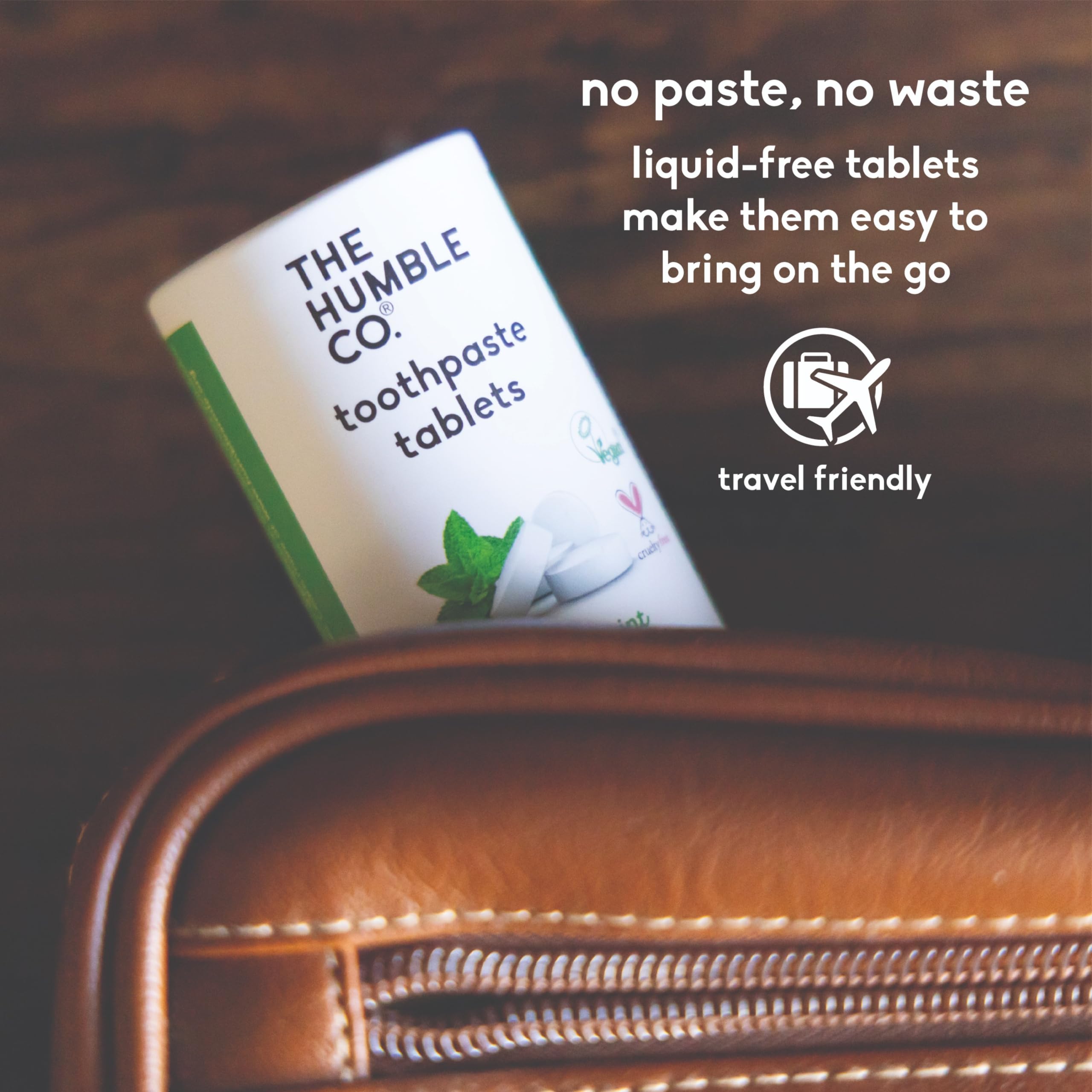 Vegan toothpaste tablets by The Humble Co.