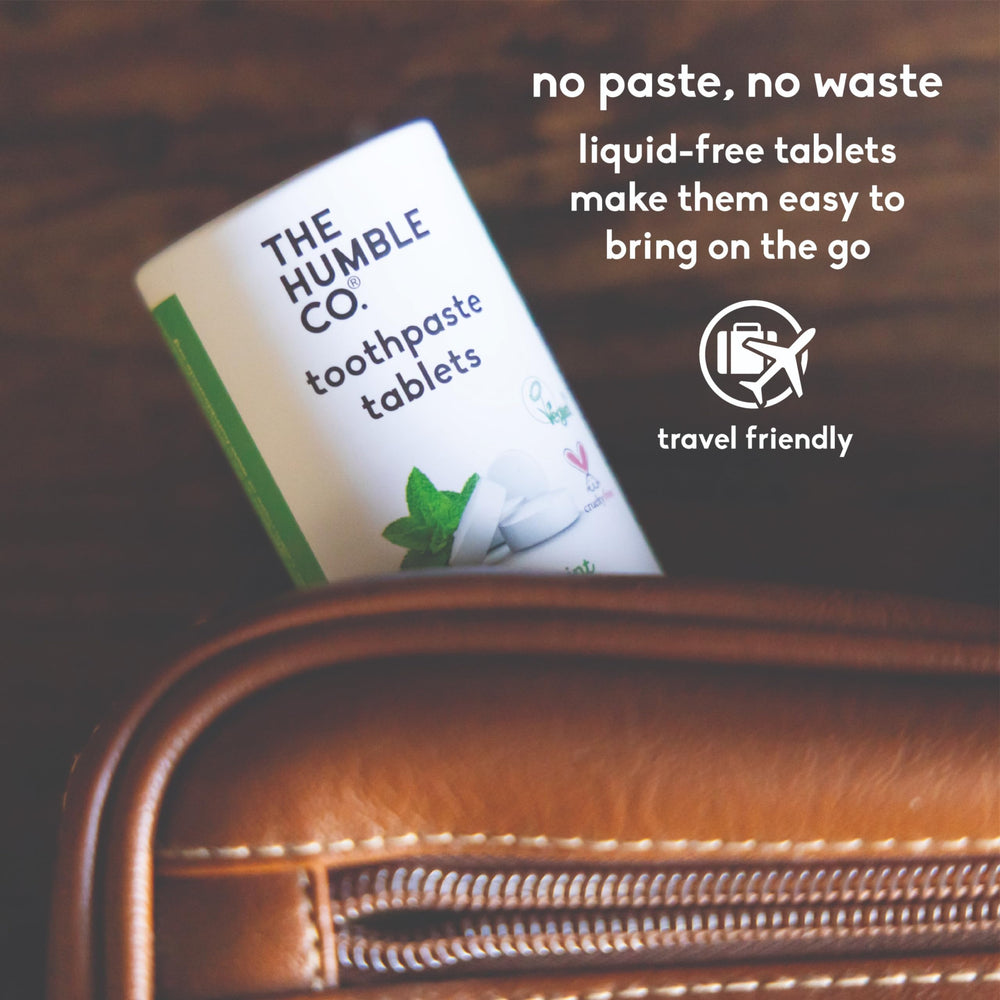 Vegan toothpaste tablets by The Humble Co.