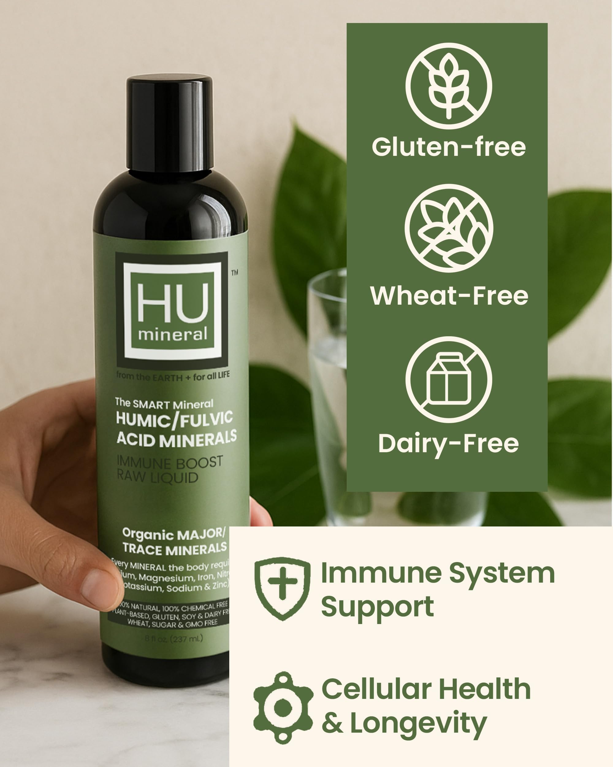 Fulvic acid illustration for Humineral